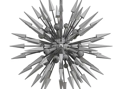 Unique Sputnik 3D model
