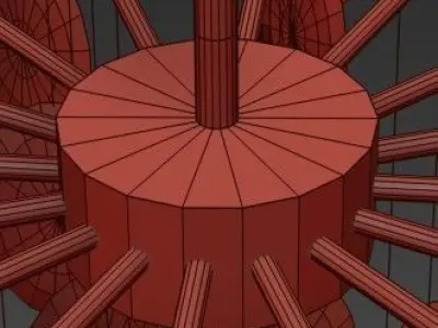 Arteriors Tiffany Chandelier 3D model