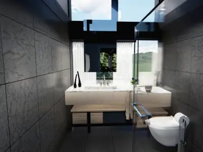 HUF HOUSE WOOD  Low-poly 3D model