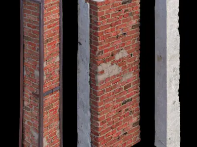 Loft columns 3D model