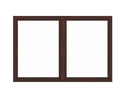 Wooden Window 04 3D model
