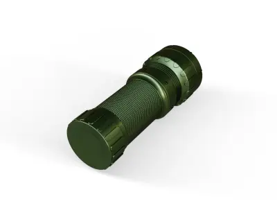 Underwater Flashlight Low-poly 3D model