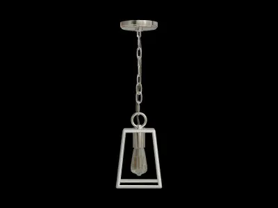 Adjustable Drop Metal Led Pendant Low-poly 3D model