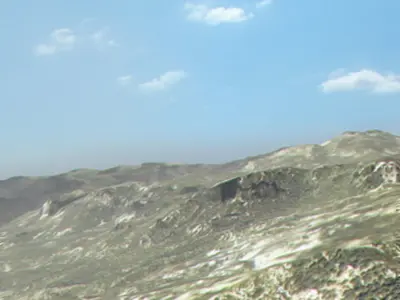 Terrain Landscape 3D model