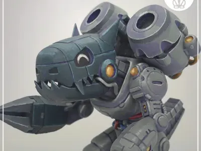 Machineboy miniature 3D print model