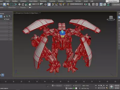 Transformer Rampage High Quality 3Ds Model 3D model