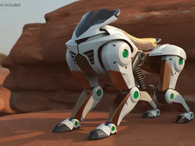  Kawasaki Corleo Rideable Mech Beast White Copper Rigged 