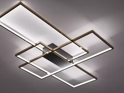 Ceiling lamp Free 3D model 10