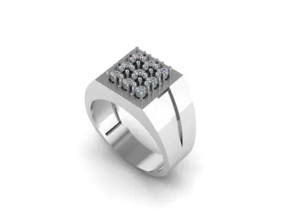 Man Wedding Ring ready to print 3D print model