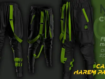 Men Street Wear Gang Style 3D model