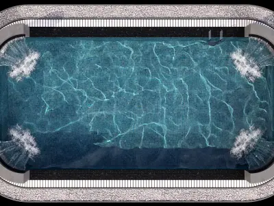 SWIMMING POOL NO74 A 3D model