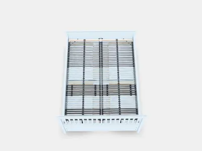 IDANAS Bed frame with storage 3 3D model