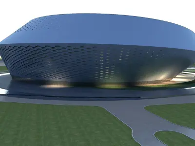 Exhibition Hall 3D model