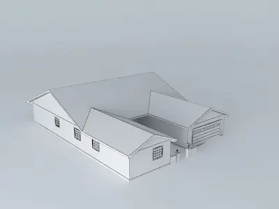 Expandable House Free 3D model