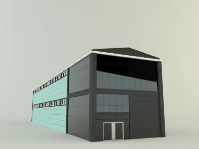 3d building 586 3D model
