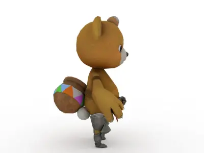 Teddy bear 3D model
