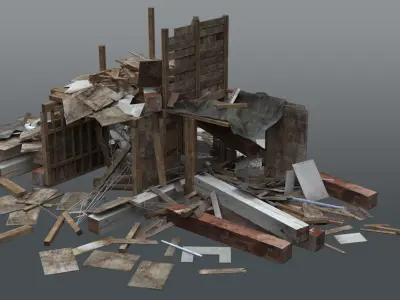 Building Debris 3D model