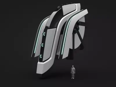 Spaceship Canopus 3D model