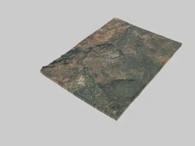 Merida City Low-poly 3D model