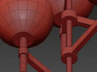 Chandelier Jade 3D model
