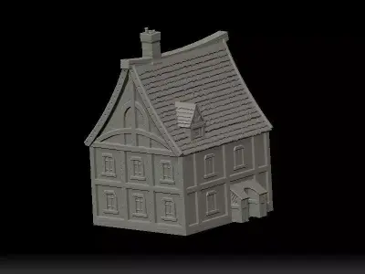 Village House 3D print model