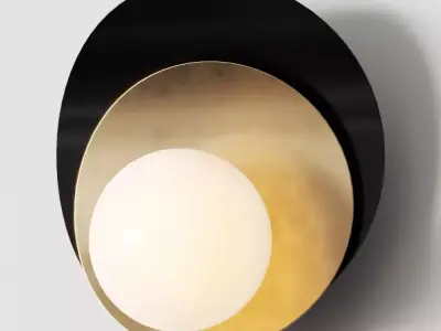 West Elm Olivia Wall Lamp 3D model