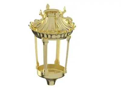 Light casing 3D model