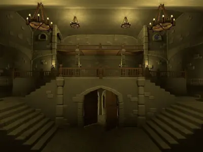 Ultimate Low Poly Dungeon Free low-poly 3D model