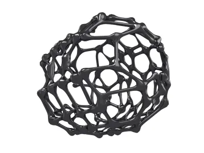 Abstract Shape Nanotubes v1 003 Low-poly 3D model