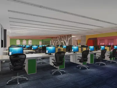 interior office 3D model