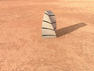 Post Apocalyptic building 3 3D model