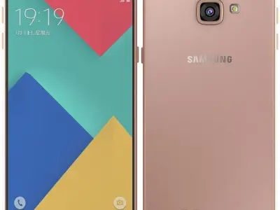 Samsung Galaxy A9 2016 Pink 3D model