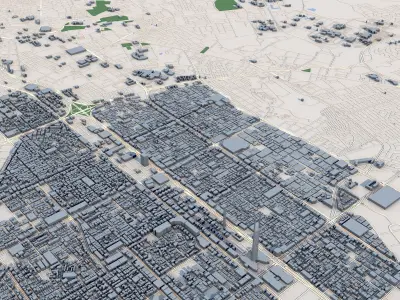 Riyadh City Saudi Arabia 3D model
