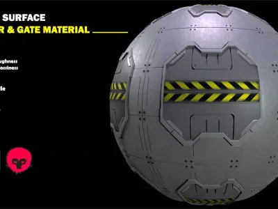 Hard Surface Gate And Floor Material Texture