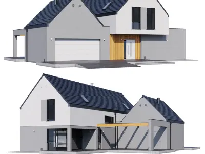 Modern house V88 3D model