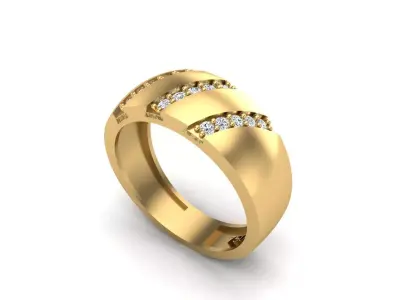 Jewelry ring 338 3D print model