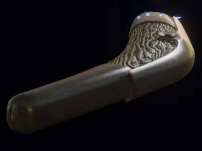 Sci-Fi Navaja Low-poly 3D model