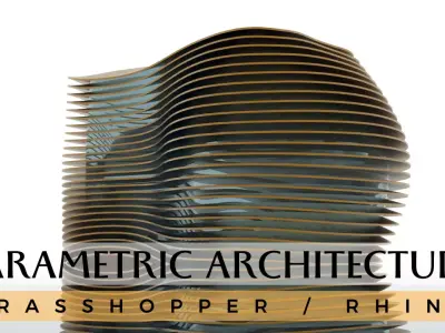 Parametric Facade Design Grasshopper Definition Rhino 3D model 3D model