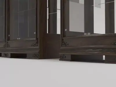 China Cabinet 02  3D model