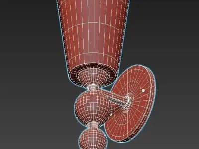 hinkley brass wall sconce 3D model