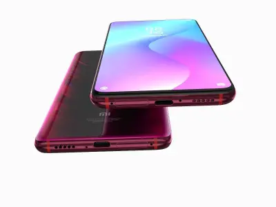 Xiaomi Mi 9T Red flame 3D model