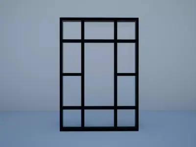 Window Low-poly 3D model 5