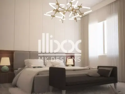 Modern bedroom 3D model