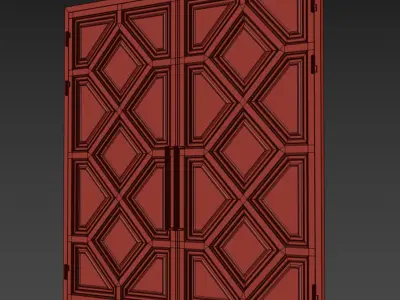 Gate black loft 09 3D model