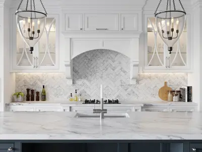 Classic kitchen 7 3D model