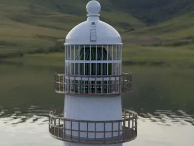 LightHouse Cabo Verde Low-poly 3D model