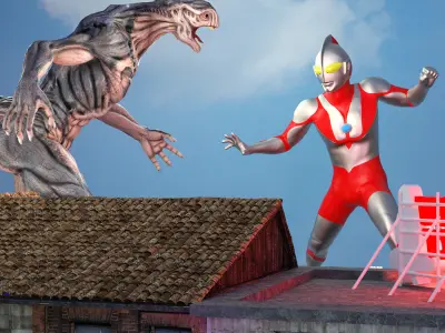 Ultraman for G8M - DAZ Outfit 3D model