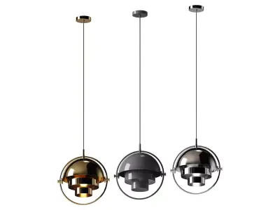 Multi-Lite ceiling lamp small 3D model