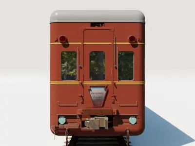 Train 3d Model 3D model