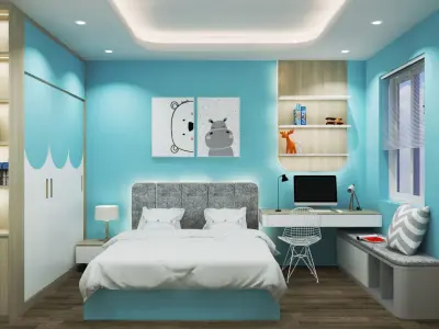 Room of Daughter Free 3D model